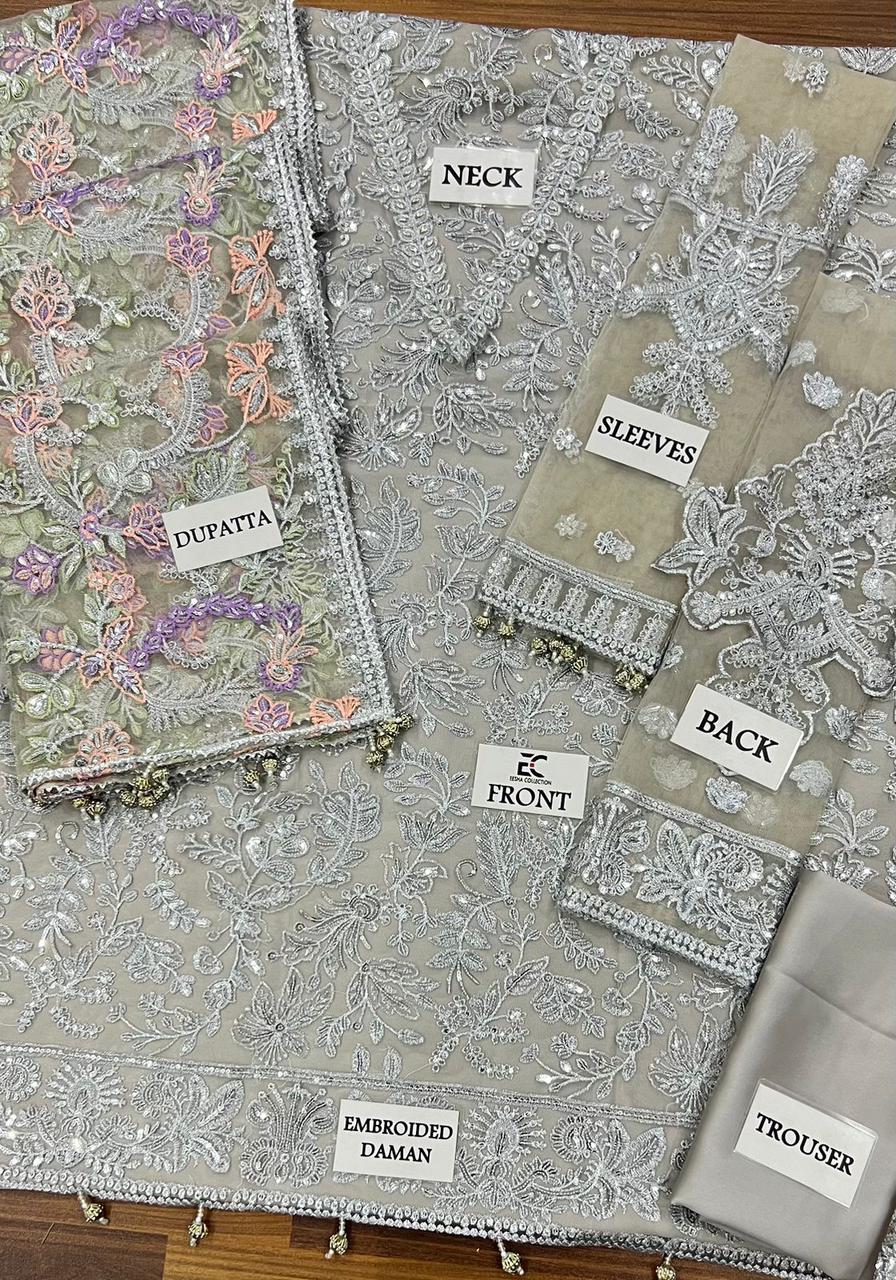 Luxury Ivory Net Embrioded (ZFSK-48)