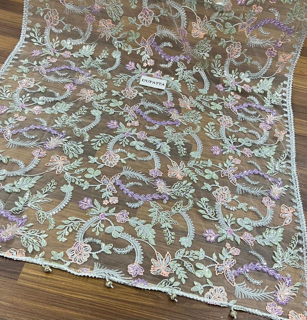 Luxury Ivory Net Embrioded (ZFSK-48)