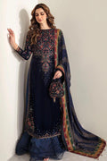 Meher-e-Shahi – Luxury Velvet Embroidered 3-Piece Unstitched(MI-58)