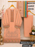 Premium Digital Printed Linen 3-Piece Stitched Suit