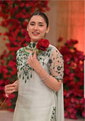 Mint Emerald – Luxury Shamoz Silk Embroidered 3-Piece