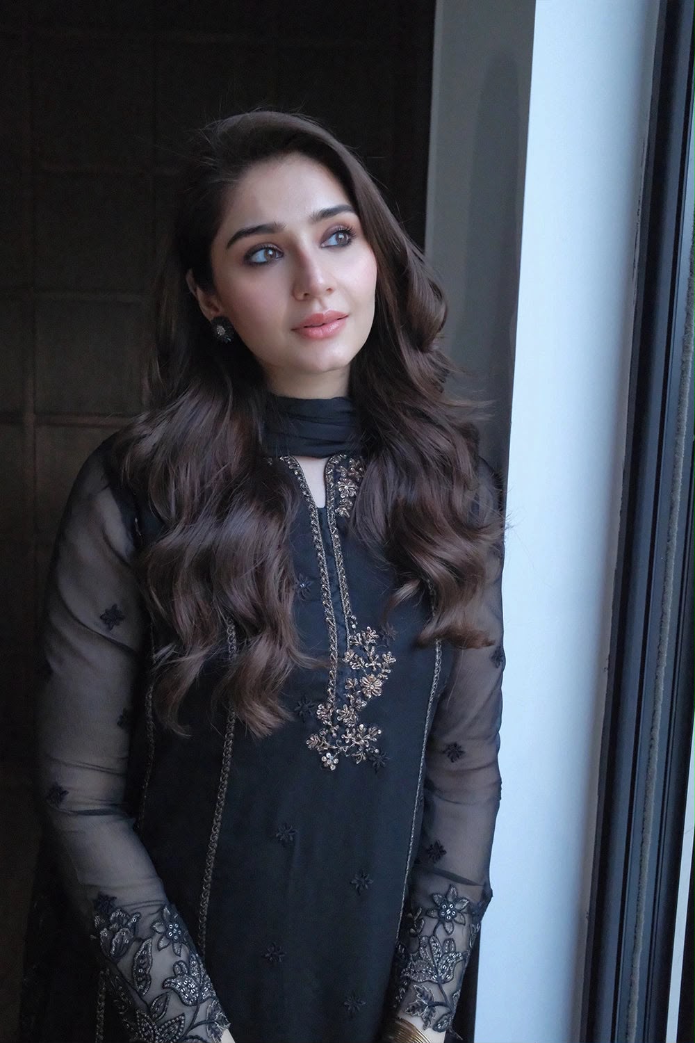 Midnight Gold – Luxury Embroidered Chiffon 3-Piece Unstitched