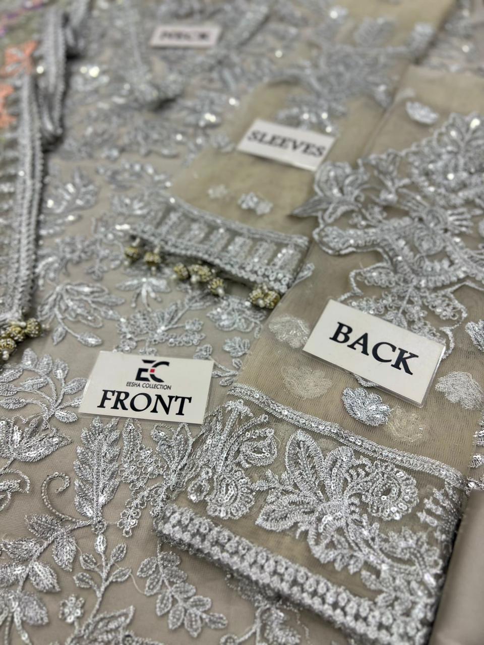 Luxury Ivory Net Embrioded (ZFSK-48)