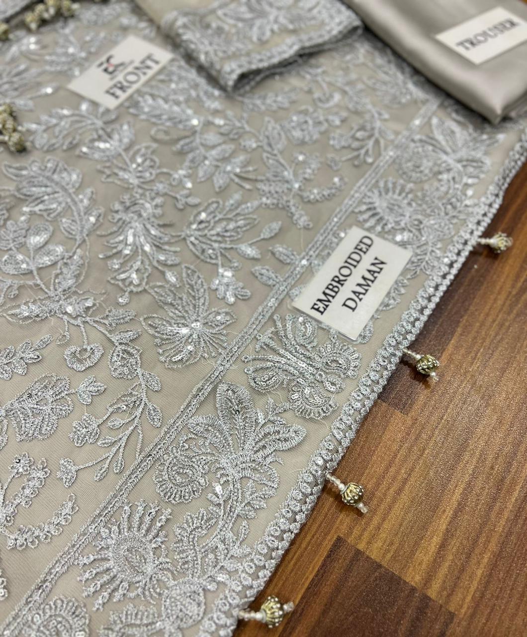 Luxury Ivory Net Embrioded (ZFSK-48)