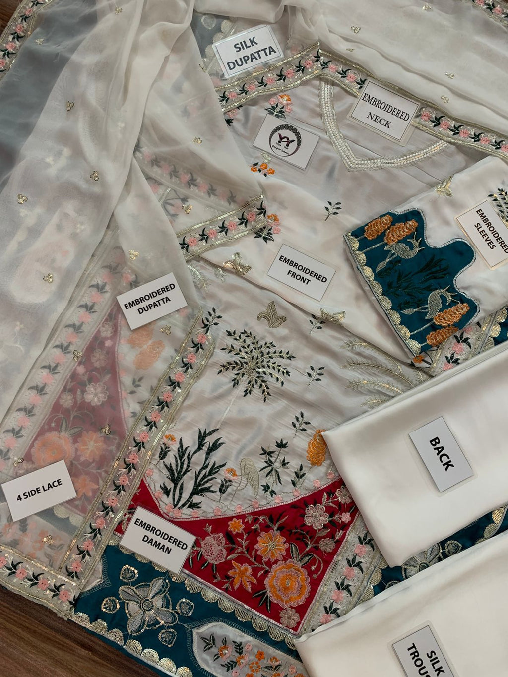 Royal Palm Viral Silk Kaaftaan Premium Design 3 Peices