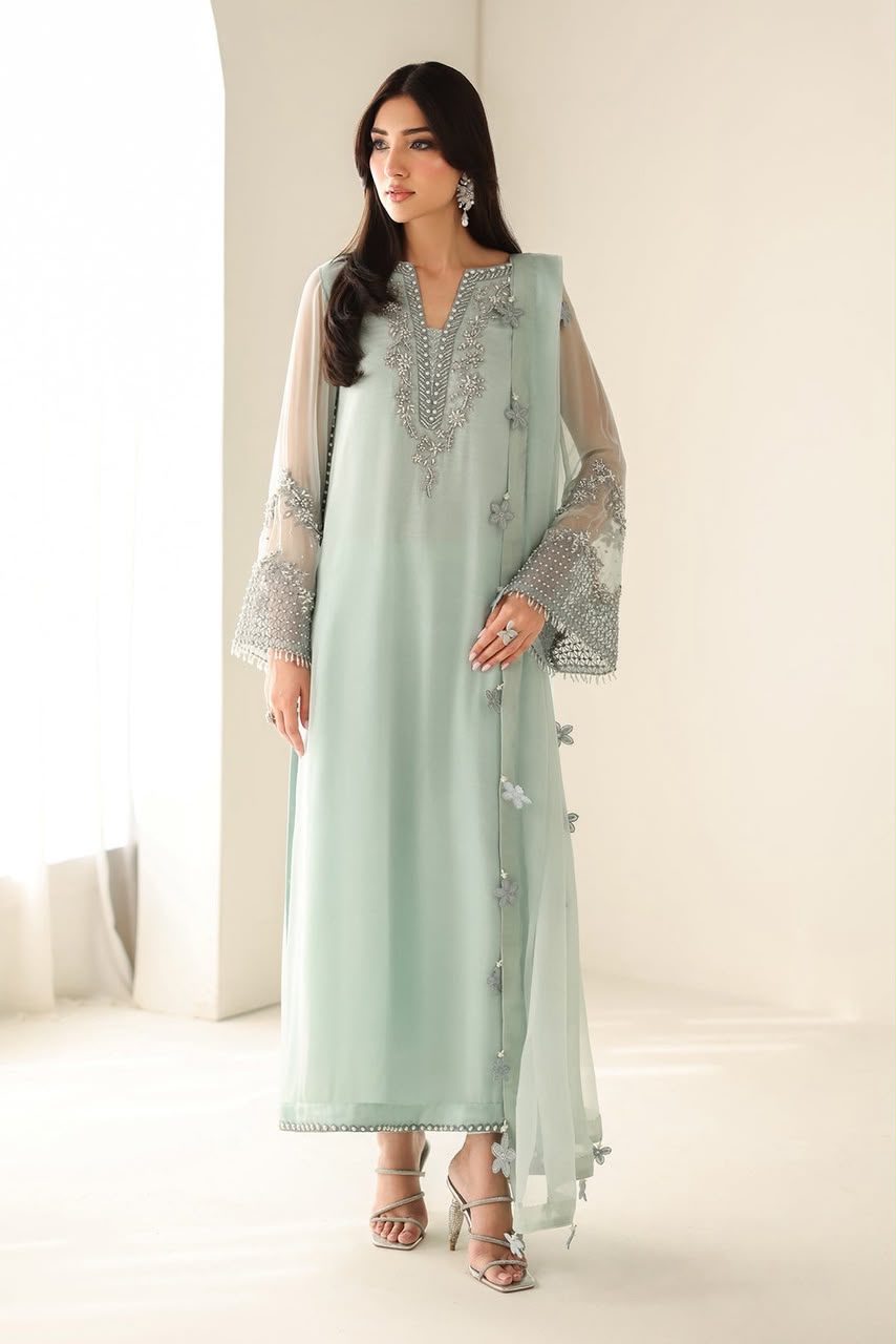 Festive wear Luxury Chiffon unstitched 3 pcs